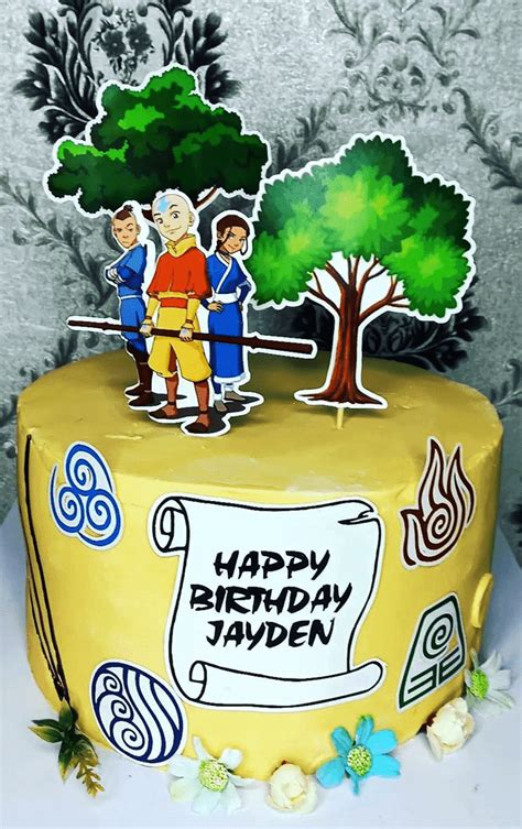 Avatar The Last Airbender Birthday Cake Ideas Images Pictures