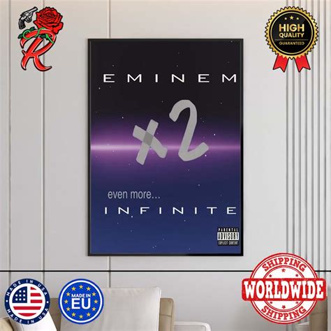 Eminem New Fake Album Infinite 2 April Fool Wall Decor Poster Canvas ...