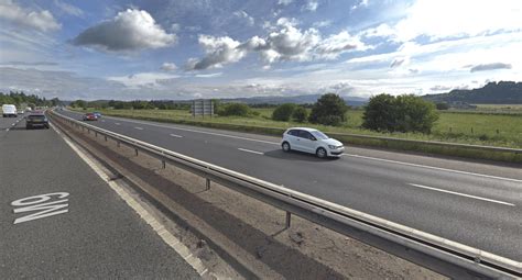 One Person Rushed To Hospital After Horror Three Car Smash On M9 Near