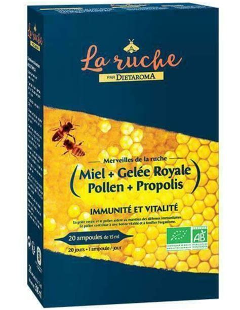 Merveilles De La Ruche Miel Gelee Royale Pollen Propolis