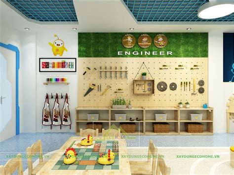 Thiết Kế Phòng Steam Lab On Behance Stem Lab Design Kids Science Lab