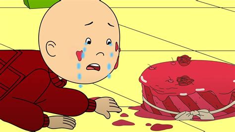 Birthday Cake Caillou Cartoon YouTube