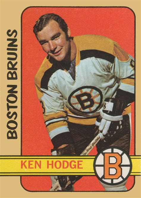 Ken Hodge Boston Bruins O Pee Chee Hockey Card Boston