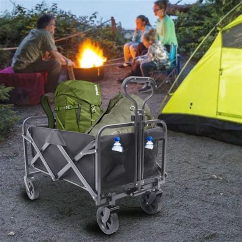 Heavy Duty Foldable Folding Trolley Beach Camping Festival Cart