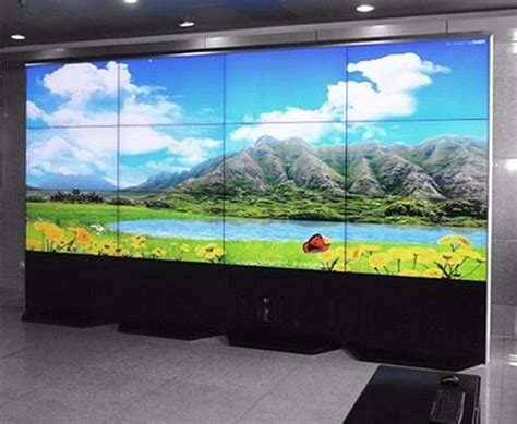 Seamless Spliced Lcd Video Wall Narrow Gap Inch Seamless Tv Wall