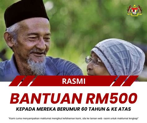 Rm Dikreditkan Setiap Bulan Kepada Mereka Berumur Tahun Ke Atas