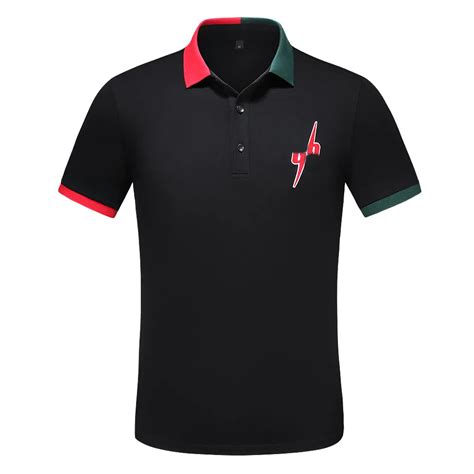 G2024 Best Quality Gussie Guuui Europe Stripe Splicing Polo Shirt For Men And Women Designer