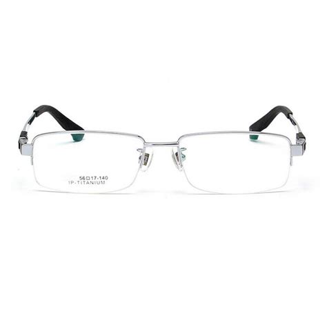 100 Pure Titanium Reading Glasses Half Rimless Men S Readers Glasses