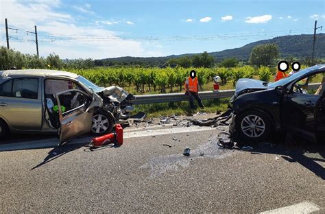 Violent accident dans le Gard plusieurs blessés dont un grave et une