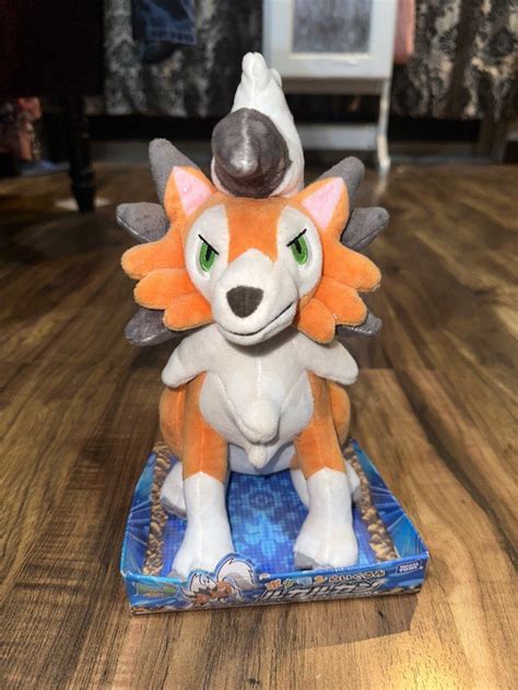 Takara Tomy Pok Mon Dusk Lycanroc Stuffed Toy On Carousell