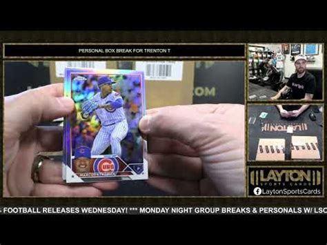 2023 Topps Chrome Breakers Delight Baseball Box Break For Trenton T