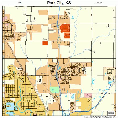 Park City Kansas Street Map 2054450