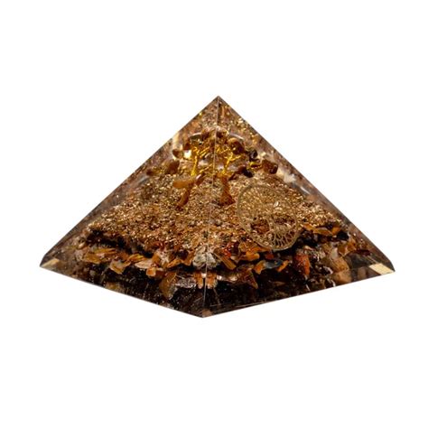 Piramide Orgonite Tijgeroog Levensboom Kopen Orgonite Nasma