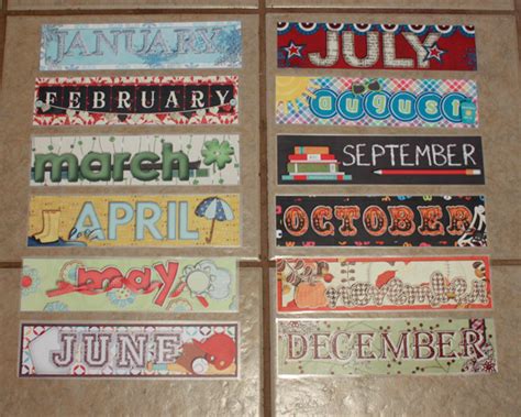 Magnetic Calendar Toppers Sweet Shoppe Gallery