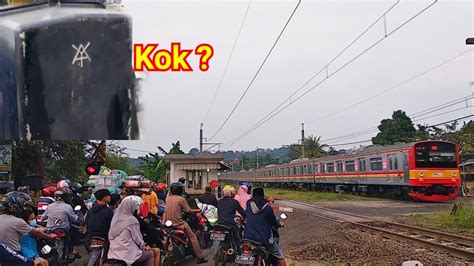 Update Baru Palang LED Perlintasan KERETA Api Krl Rangkasbitung JPL 179