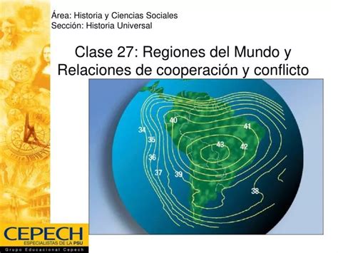 PPT Clase 27 Regiones del Mundo y Relaciones de cooperaci ón y