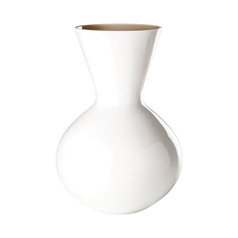 VENINI Vaso Idria Lattimo E Talpa H 36 Cm Erresse Shop