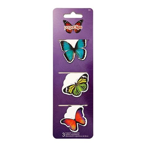 Separador De Libros Page Clips Butterflies Magn Tico Pzas Walmart