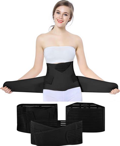 Okpow 3 In 1 Postpartum Belly Wrap Postpartum Belt Band Post Partum Women Belly Belt Girdle