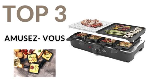 TOP 3 Meilleur Appareil Raclette Grill Pour 8 Personnes YouTube