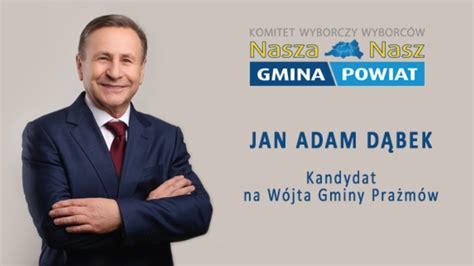 Przedwyborcze spotkanie online z Wójtem Gminy Prażmów Janem Dąbkiem