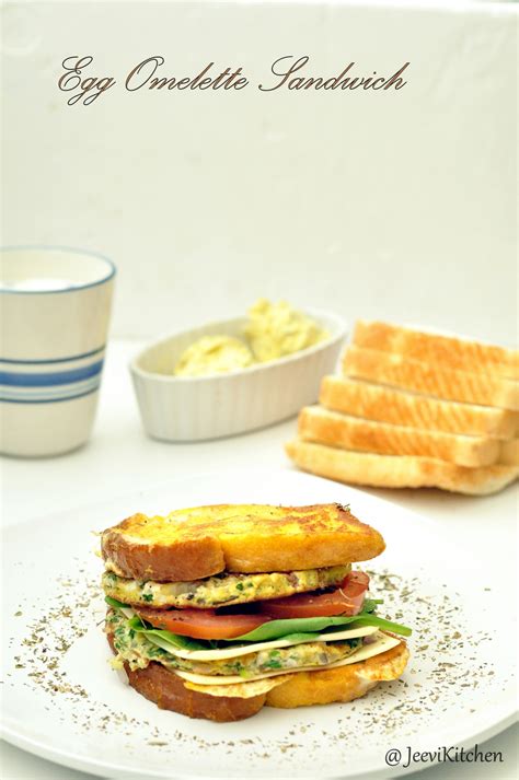 Jeevi Kitchen: Egg Omelette Sandwich