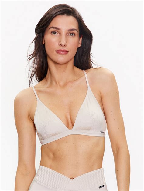 Calvin Klein Swimwear Bikini Oberteil Kw Kw Beige Modivo At