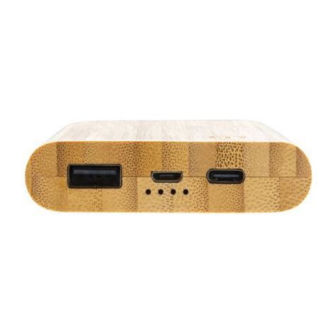 FSC Certified Bamboo 5 000 MAh Powerbank