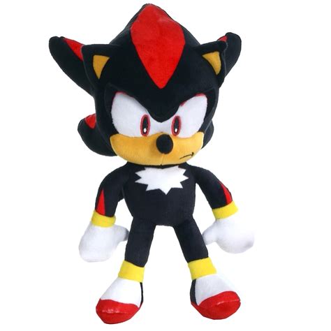 Shadow 30cm Sonic The Hedgehog Plushie Sega Soft Toy Happy Piranha