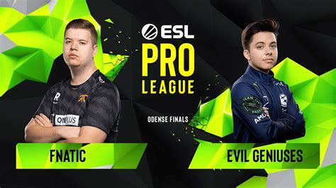 CS GO Fnatic Vs Evil Geniuses Mirage Map 1 Group A ESL Pro