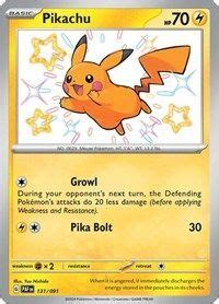 Pikachu Pok Mon Myp Cards