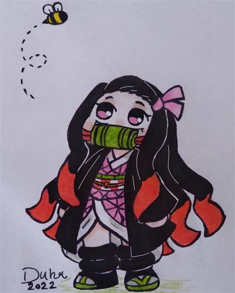 Chibi Nezuko by D-Aart on DeviantArt