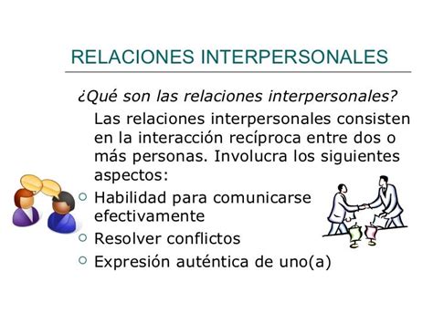 Relaciones Interpersonales