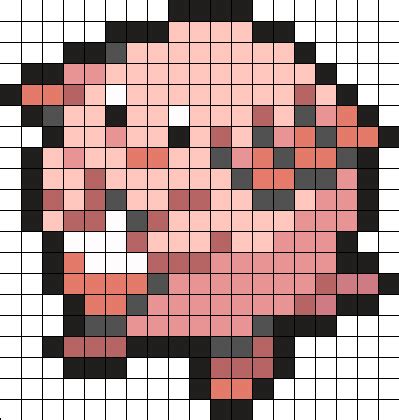 Chansey Perler Bead Pattern Bead Sprites Characters Fuse Bead Patterns