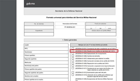 C Mo Solicitar El Resello De La Cartilla Militar En L Nea