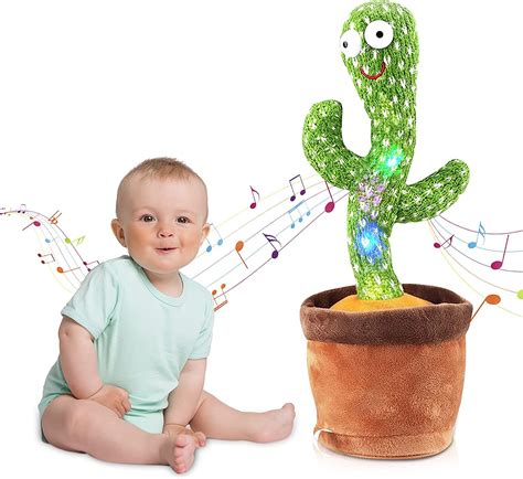 Buy Desidiya Dancing Cactus Voice Recorder Baby Toys Plush Toys