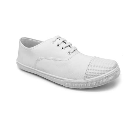 Bata Textile White Canvas Shoes Wisdom Batalk