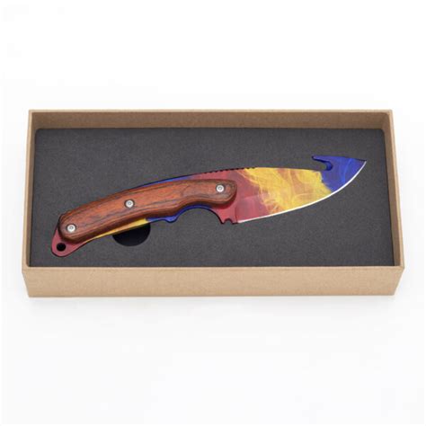 Cuchillo Gut Marble Fade Real Life Knife Cs Customizado Irl Por