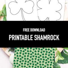 Printable Shamrock Free Templates Ideas For The Home