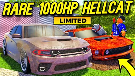 Roblox Roleplay I Found A Rare 1000hp Hellcat Youtube