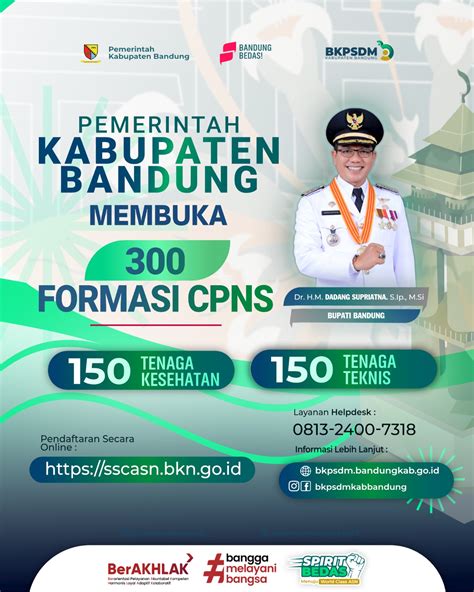 Pemkab Bandung Membuka Lowongan Cpns Majalah Hibar Pgri Kabupaten