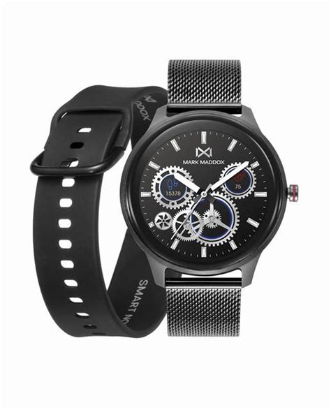 Reloj Smartwatch Unisex Mark Maddox En Acero Ip Negro Miralles