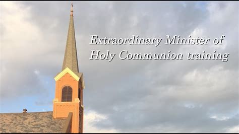 Extraordinary Minister Of Holy Communion Training YouTube