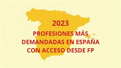 SEPE Esta es la lista de profesiones más demandadas en 2023 con