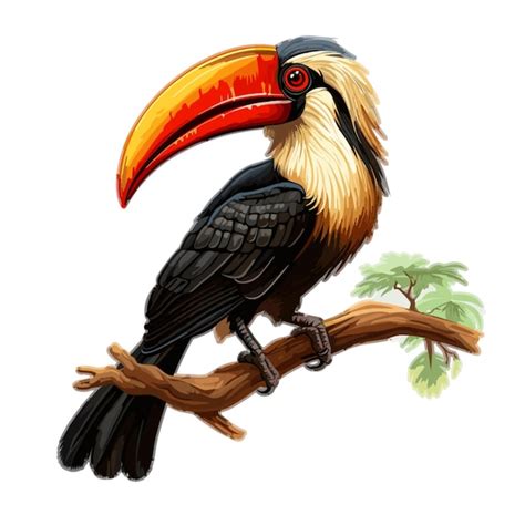 Premium Vector Hornbill