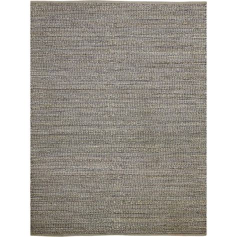 Naturals 6 Dark Gray Flat Weave Area Rug 3x5