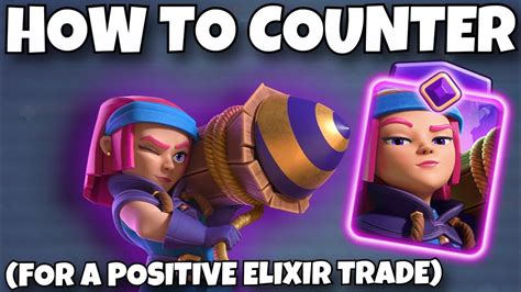 13 Easy Ways To Counter Evolved Firecracker For A Positive Elixir Trade Clash Royale Youtube