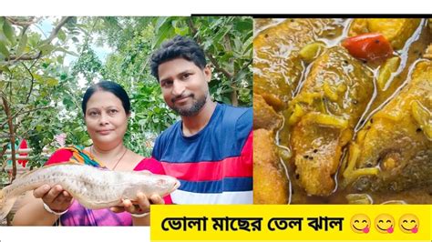 ভোলা মাছের তেল ঝাল 😋😋😋 Youtube