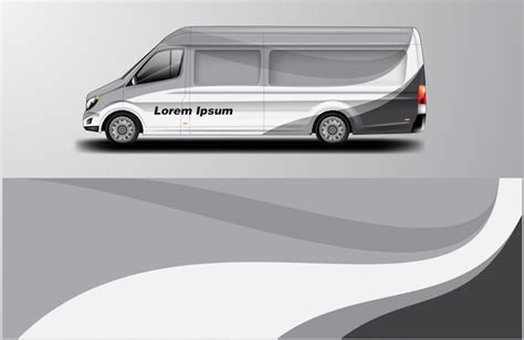 Premium Vector Van Wrap Livery Design Ready To Use For Cars