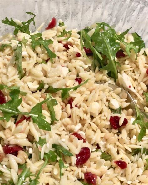 Orzo Salad With Cranberries Feta Kathy Miller Time